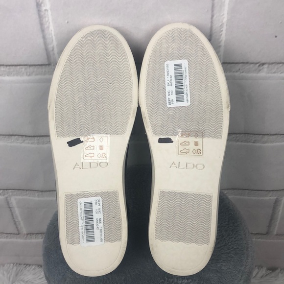 Aldo low top sneakers w/filigree laser cut design - Picture 8 of 8